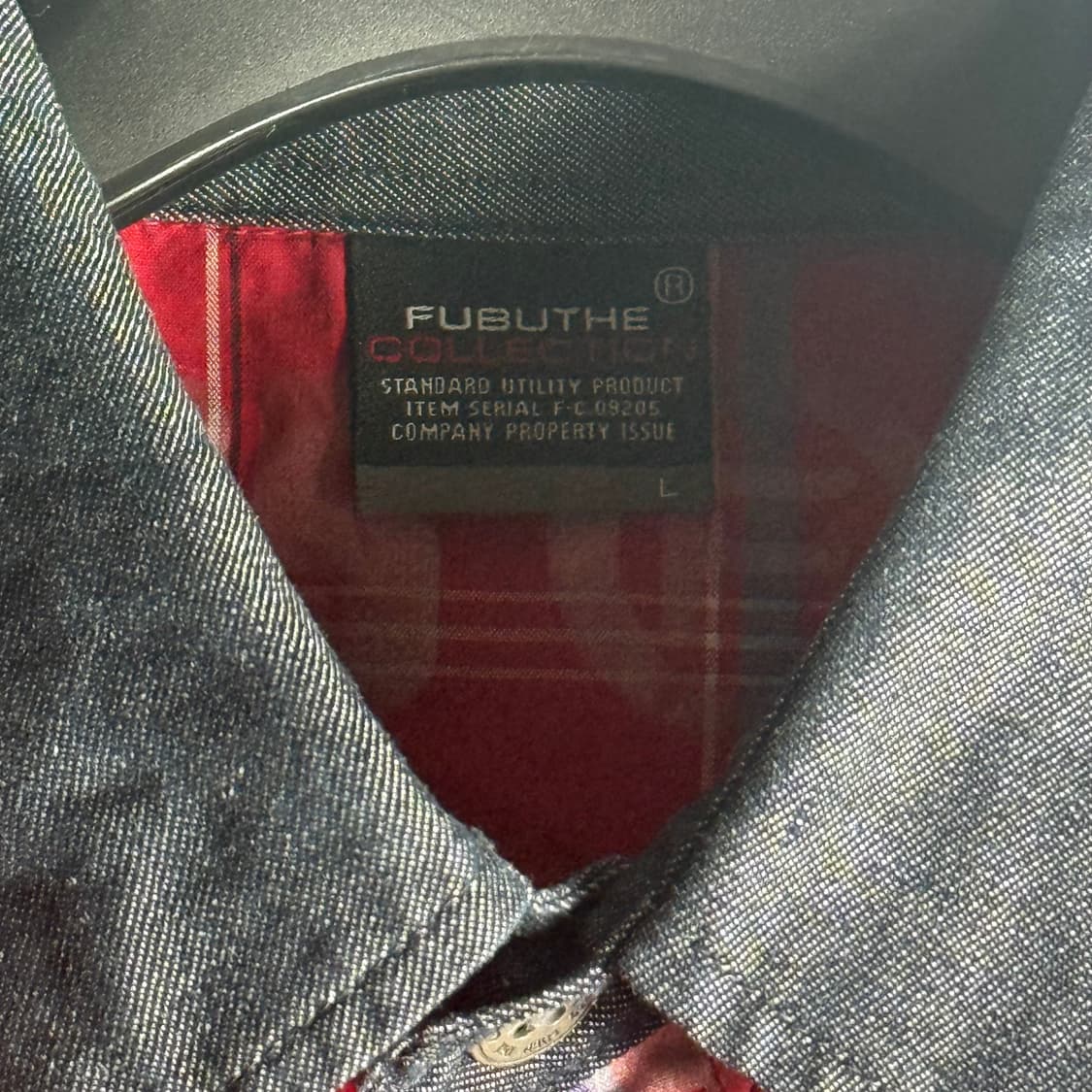 후부(Fubu) 레드 패턴 긴팔 셔츠 (L) 상품이미지2