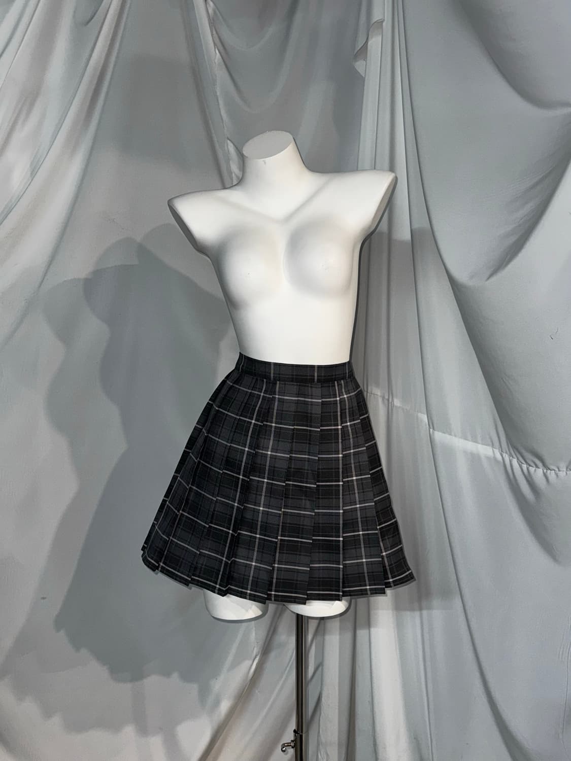 무채색 레오파드 갸루 데일리 블랙 공겜여주깔 코디세트 상품이미지2