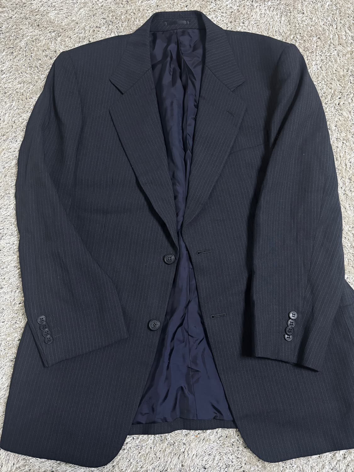 일제 랑방 스트라이프 블레이저 사이즈 105 상품이미지1