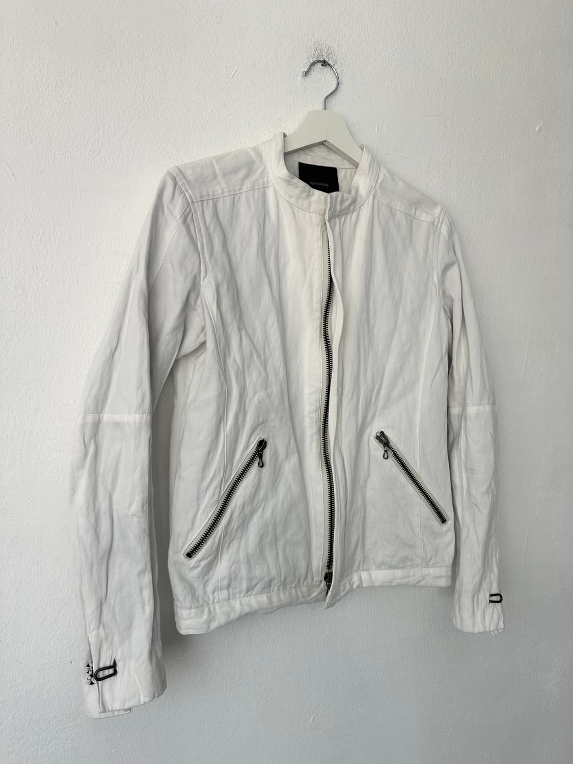 Rip Van Winkle 화이트 크링클 크롭 자켓 상품이미지3