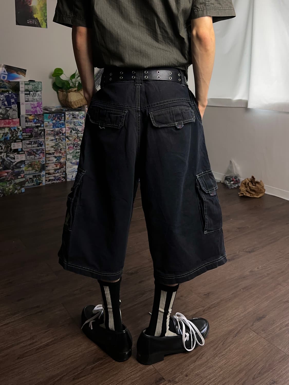 00's Hobo 와이드 카프리 죠츠 상품이미지7