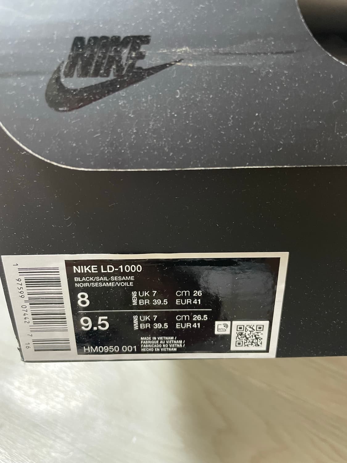 나이키 LD-1000 SP 블랙 앤 세일 260 상품이미지6
