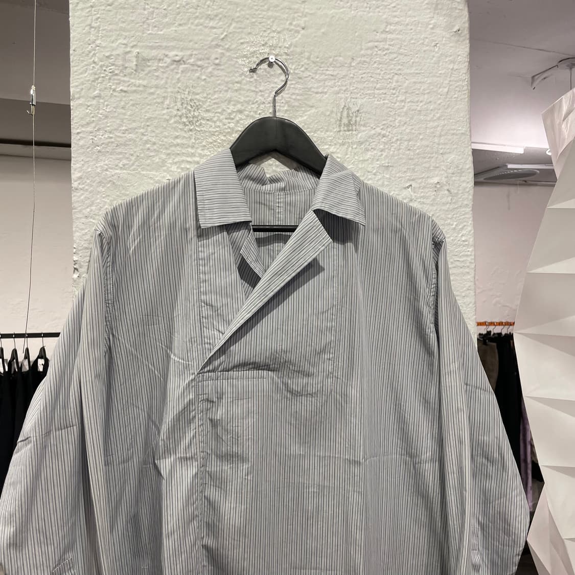 요지야마모토 비대칭 풀오버 셔츠 상품이미지2