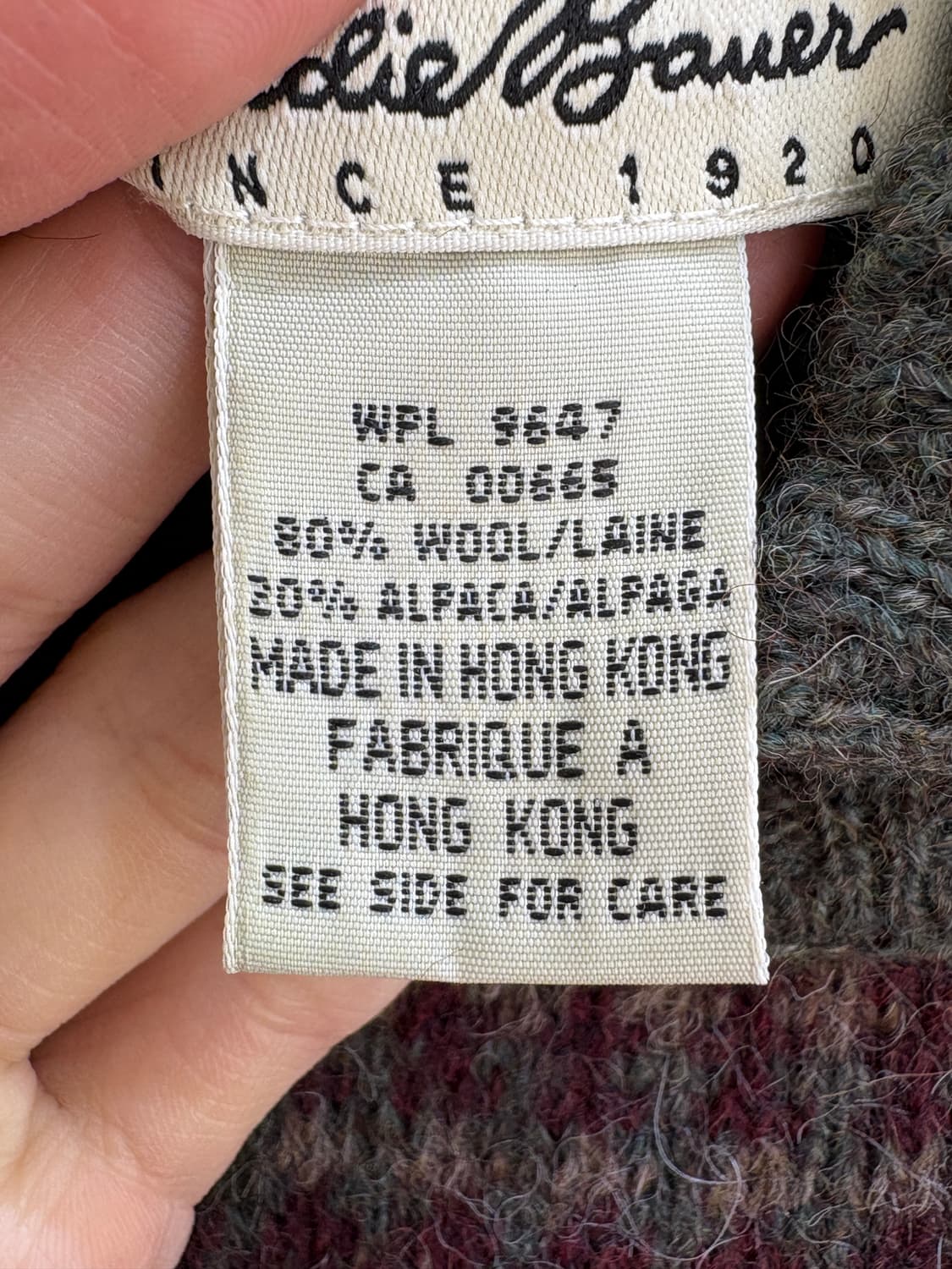 EDDIE BAUER (Made in Hong Kong) 니트 상품이미지7