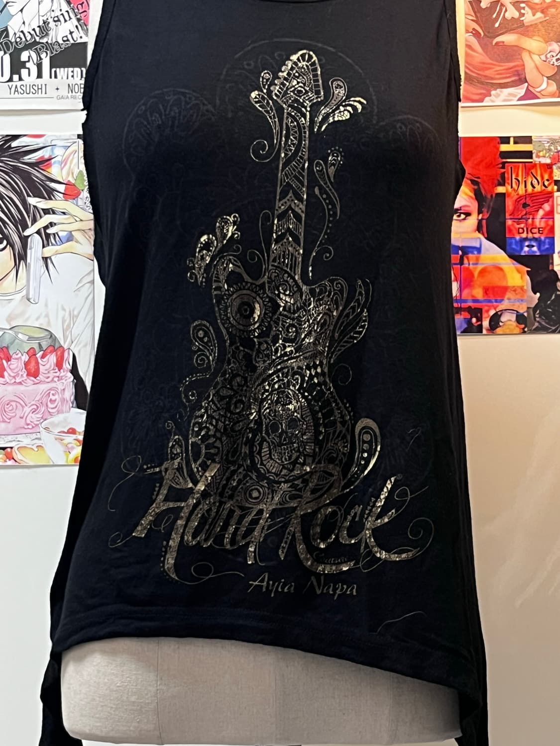 y2k 프린팅 그런지 슬리브리스 상품이미지2