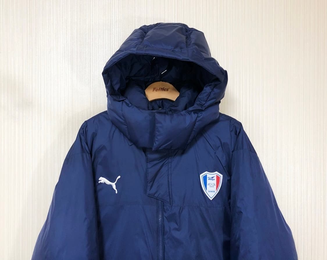 K리그 푸마 2020 수원삼성블루윙즈 네이비 하프패딩 XXL(110) 상품이미지2