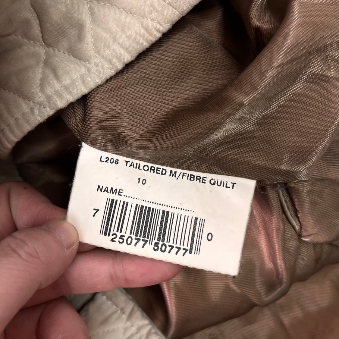 W 95 바버 퀄팅 버튼 자켓 상품이미지7