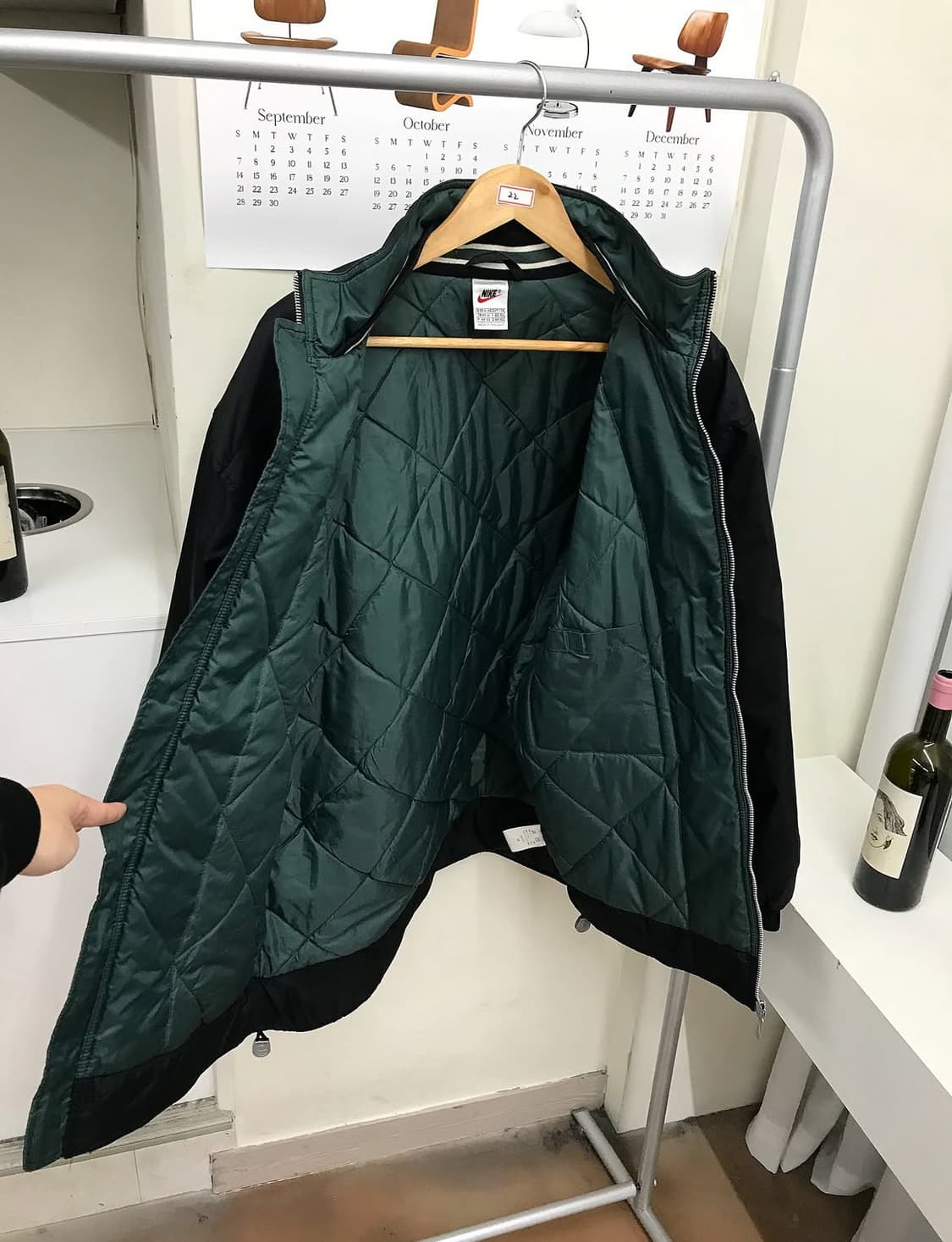 나이키 90s 빅스우시 누빔 롱패딩 상품이미지7