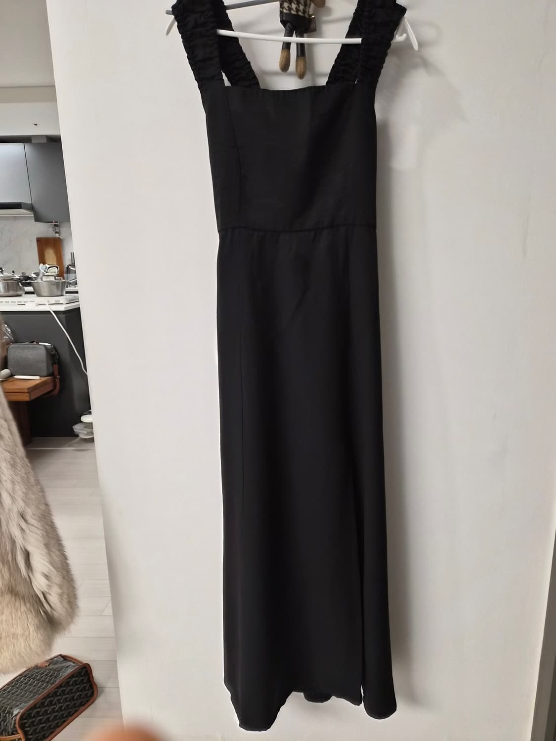 [ZARA] 자라 백 코르셋 리넨 롱 원피스 (S사이즈) 상품이미지5