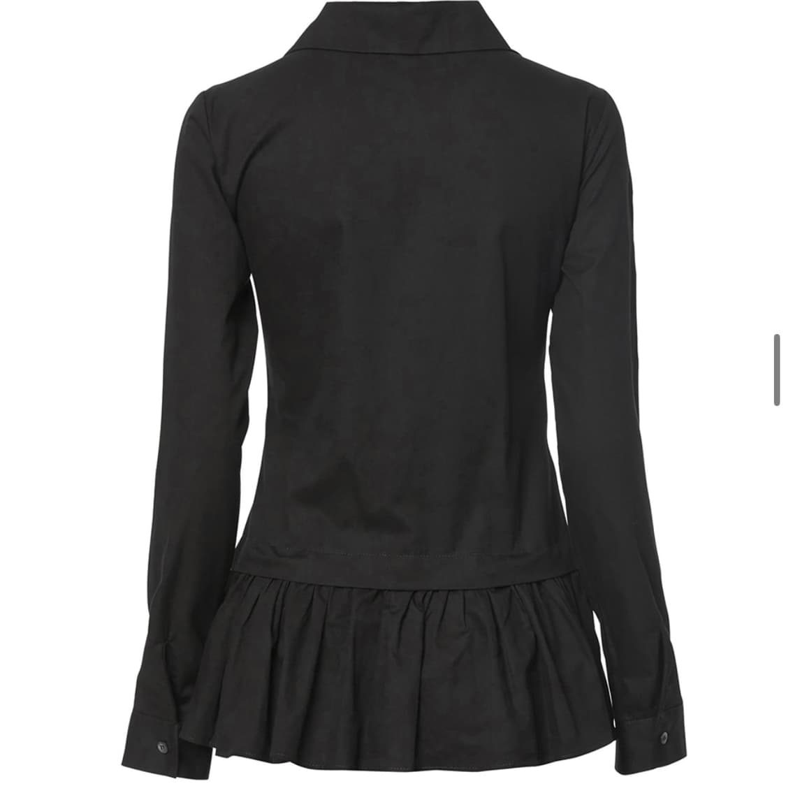 [2]플레어업 프릴 셔츠 블랙 상품이미지2