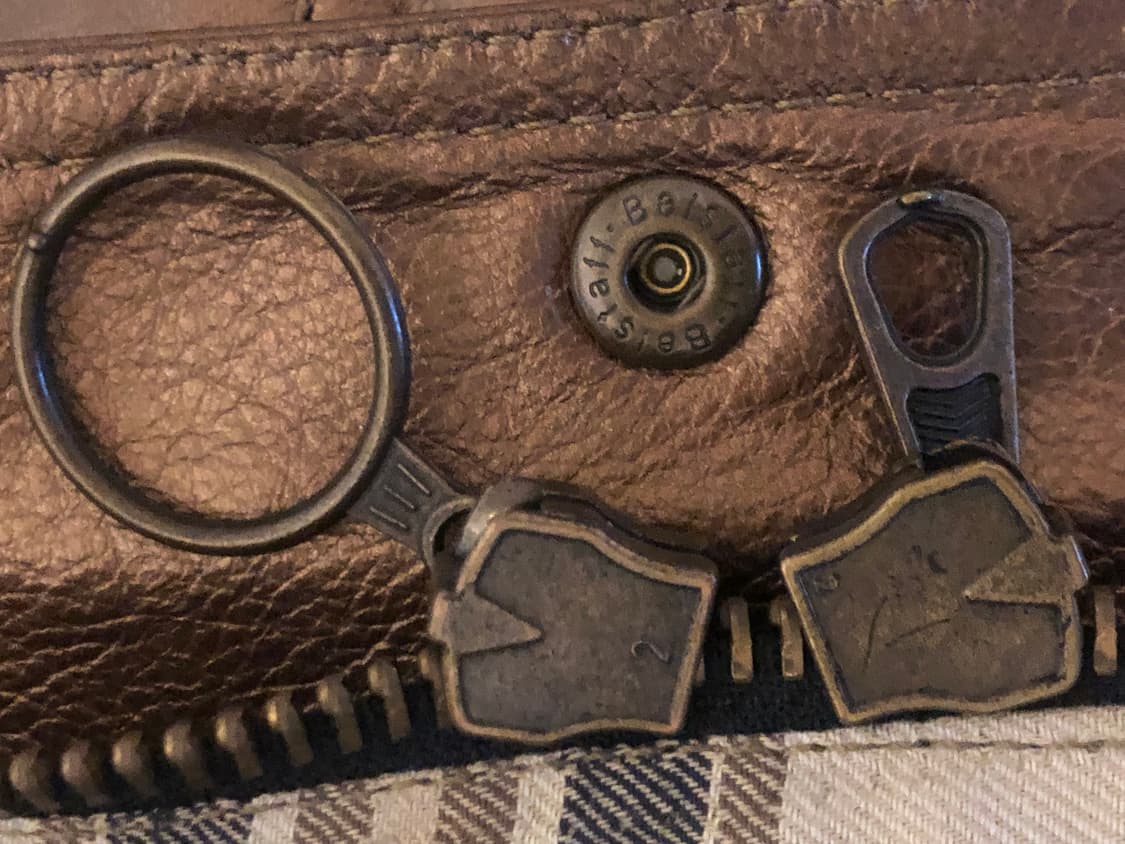 벨스타프 펜서 벨티드 가죽 자켓 상품이미지6