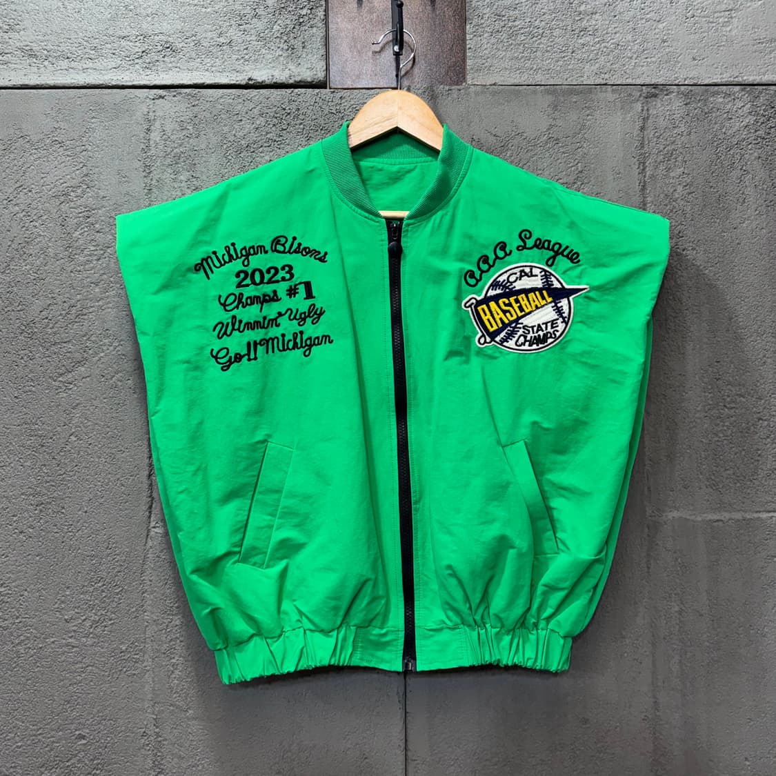 미시간 엘크스 베이스볼 패치워크 베스트 (L)  상품이미지1