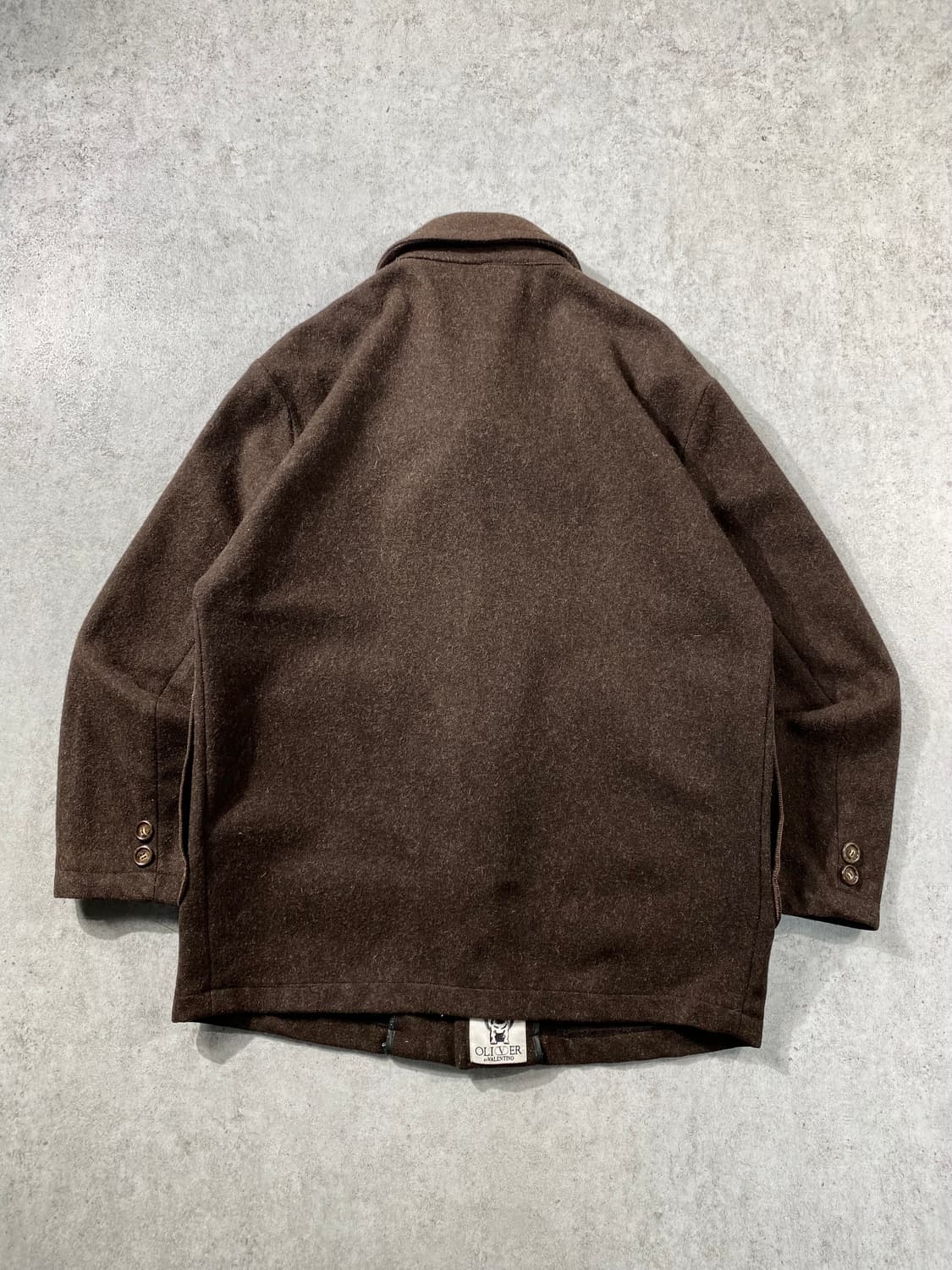[48] 90s OLIVER By VALENTINO 브라운 라나울 자켓 상품이미지4