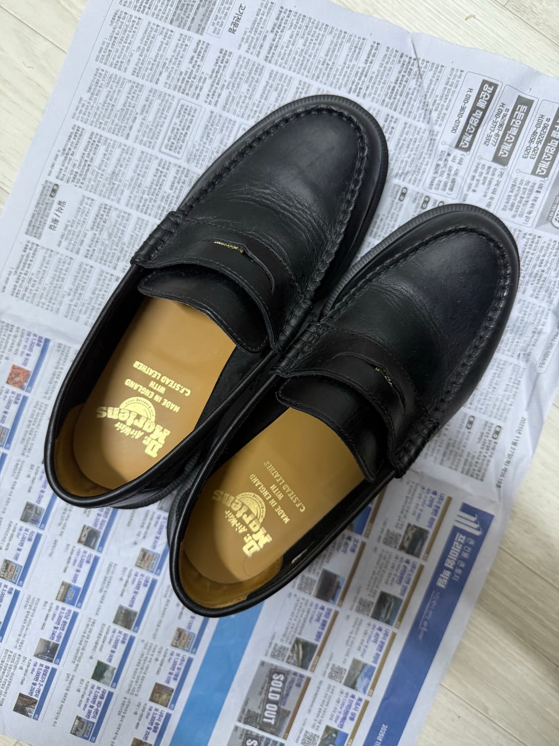 닥터마틴 펜톤 레더 로퍼 블랙 상품이미지1