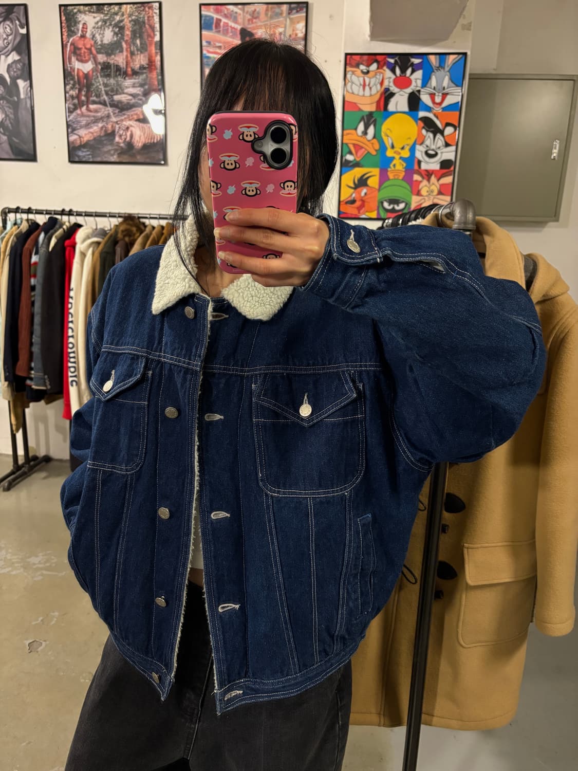 일제 빈티지 양털자켓 상품이미지1