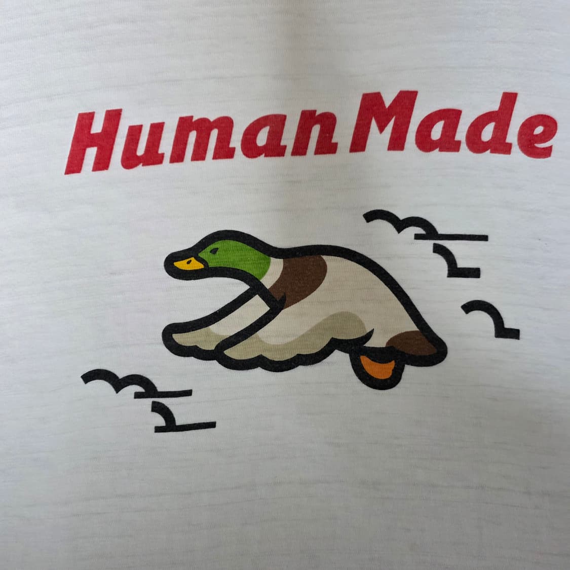 [XXL] 휴먼메이드 덕,오리 프린팅 티셔츠 화이트 상품이미지2