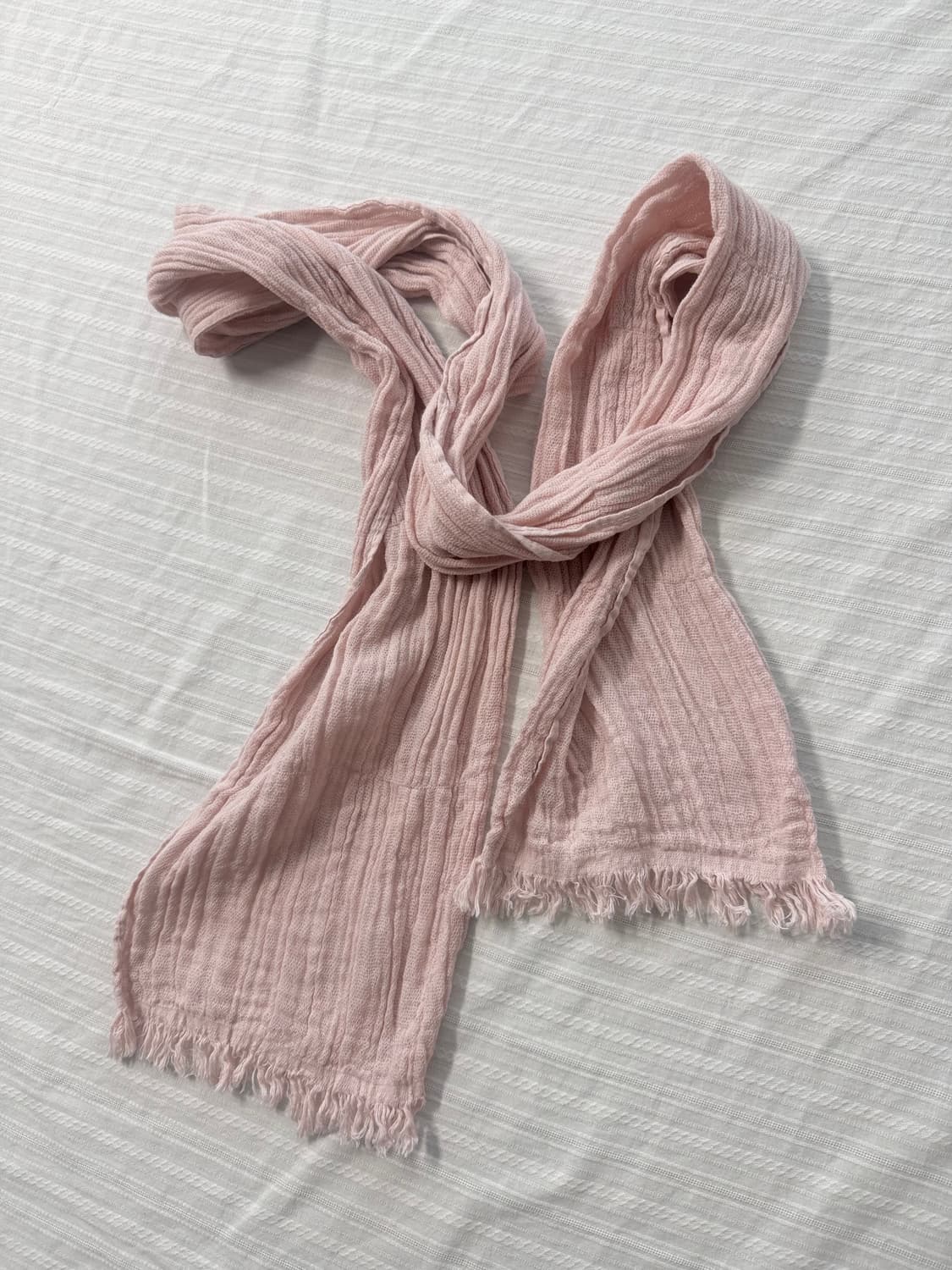 미니 플라워 패턴 핑크 리본 슬리브 머플러 3pcs SET 상품이미지10
