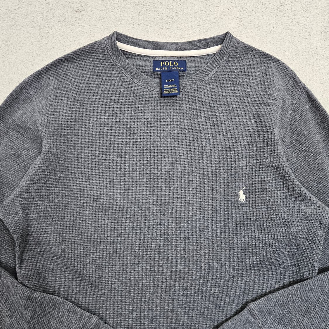 폴로 랄프 로렌 와플 롱슬리브 S 상품이미지2