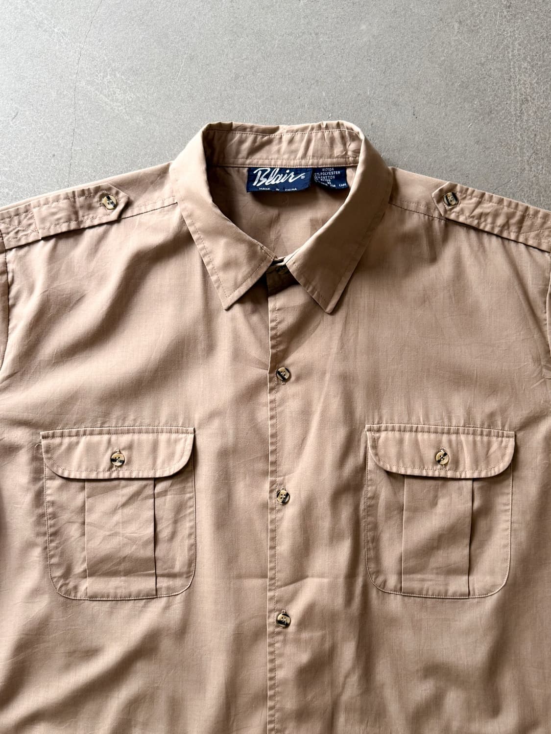 Vintage Blair Safari Utility Shirt 상품이미지3