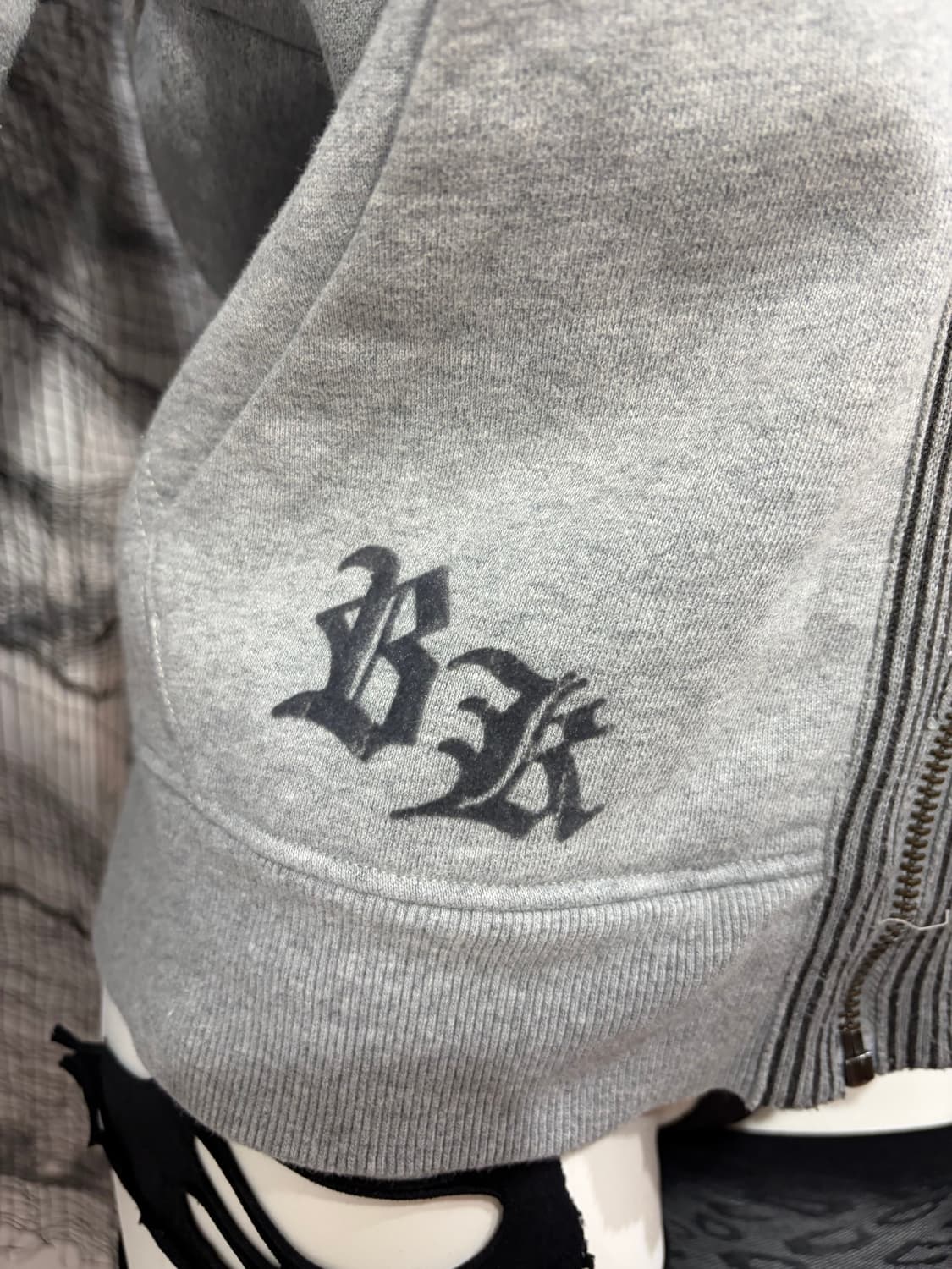 BUCKAROO gray Quilting Hoodie Zip up 상품이미지8