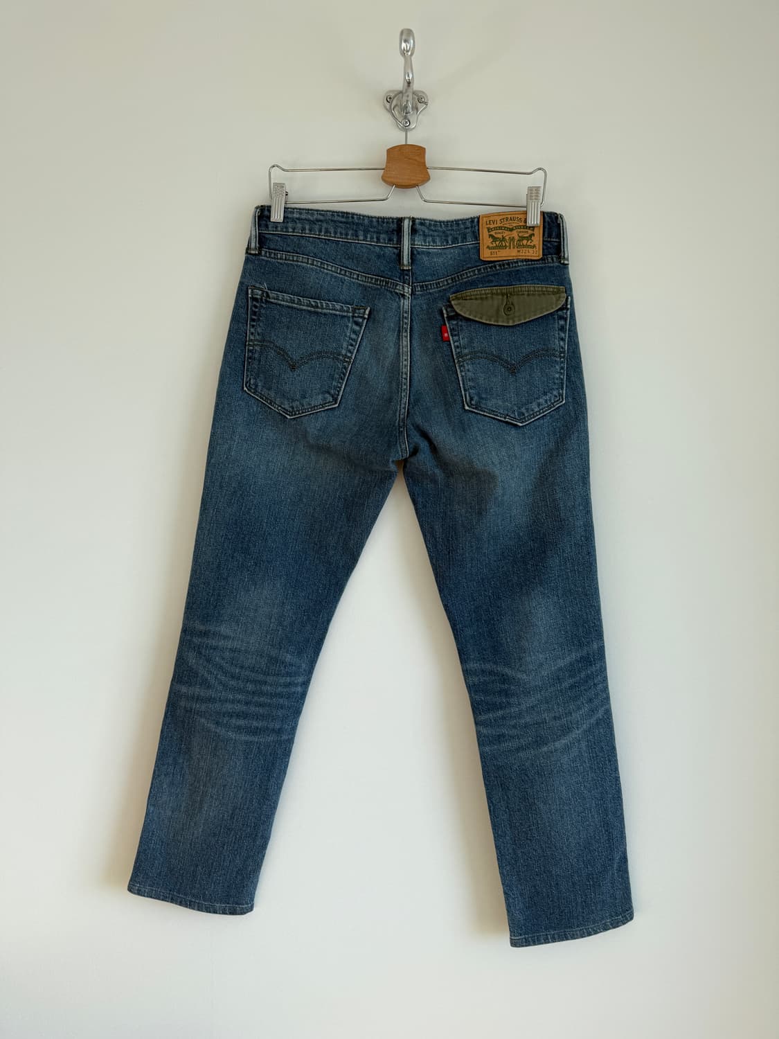 리바이스(Levi's) 511 블랭크 탭 데님 팬츠(TALON ZIP) 상품이미지6