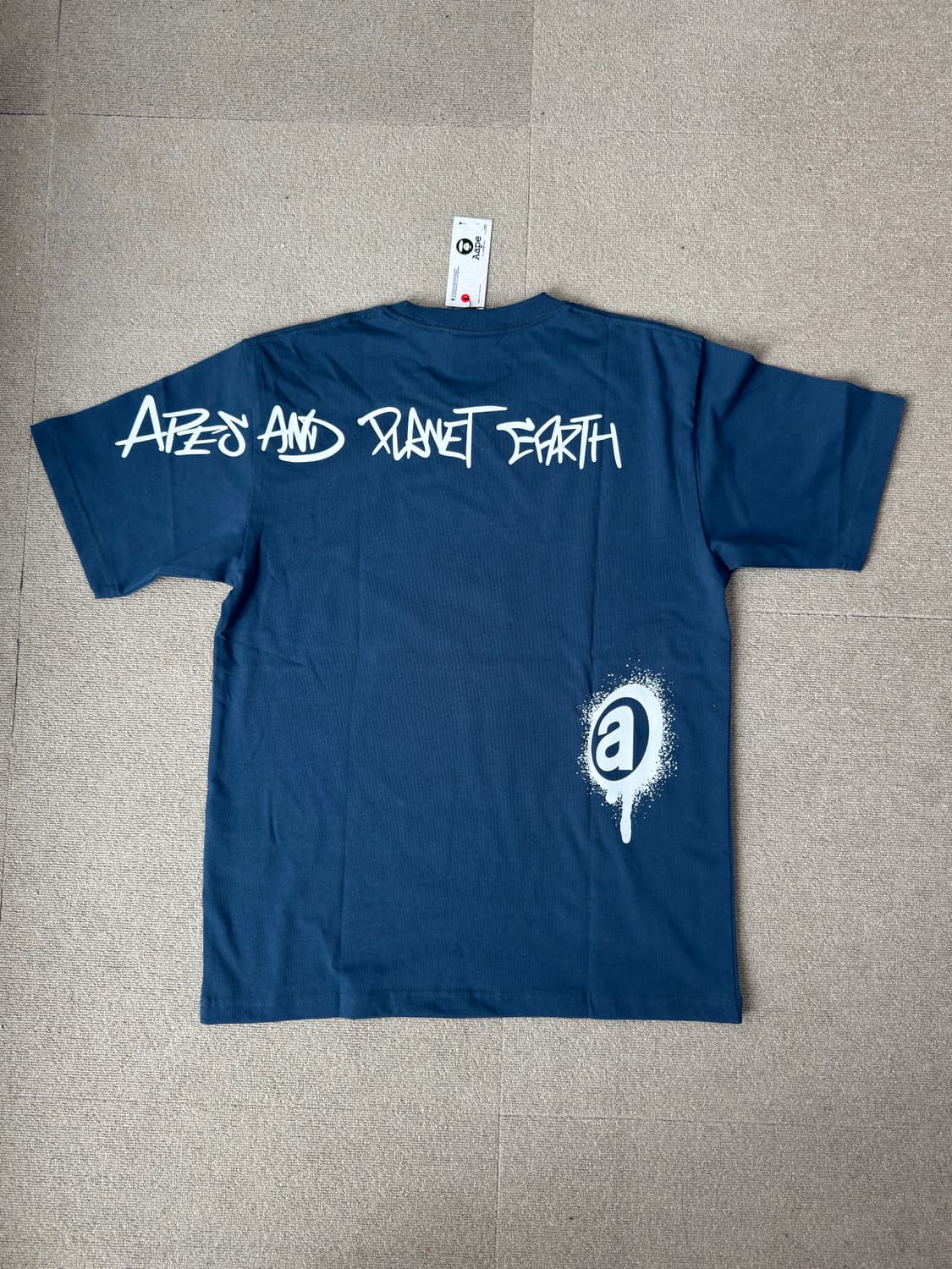 Aape 그래피티 로고 티셔츠 새제품 상품이미지5