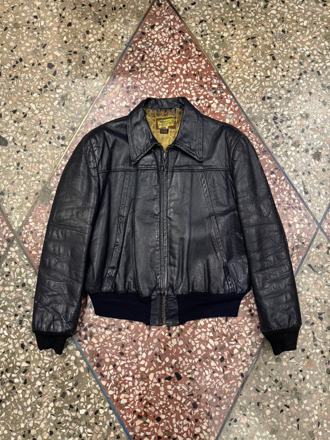 50s Blocks 호스하이드 봄버자켓 (42)y 상품이미지1