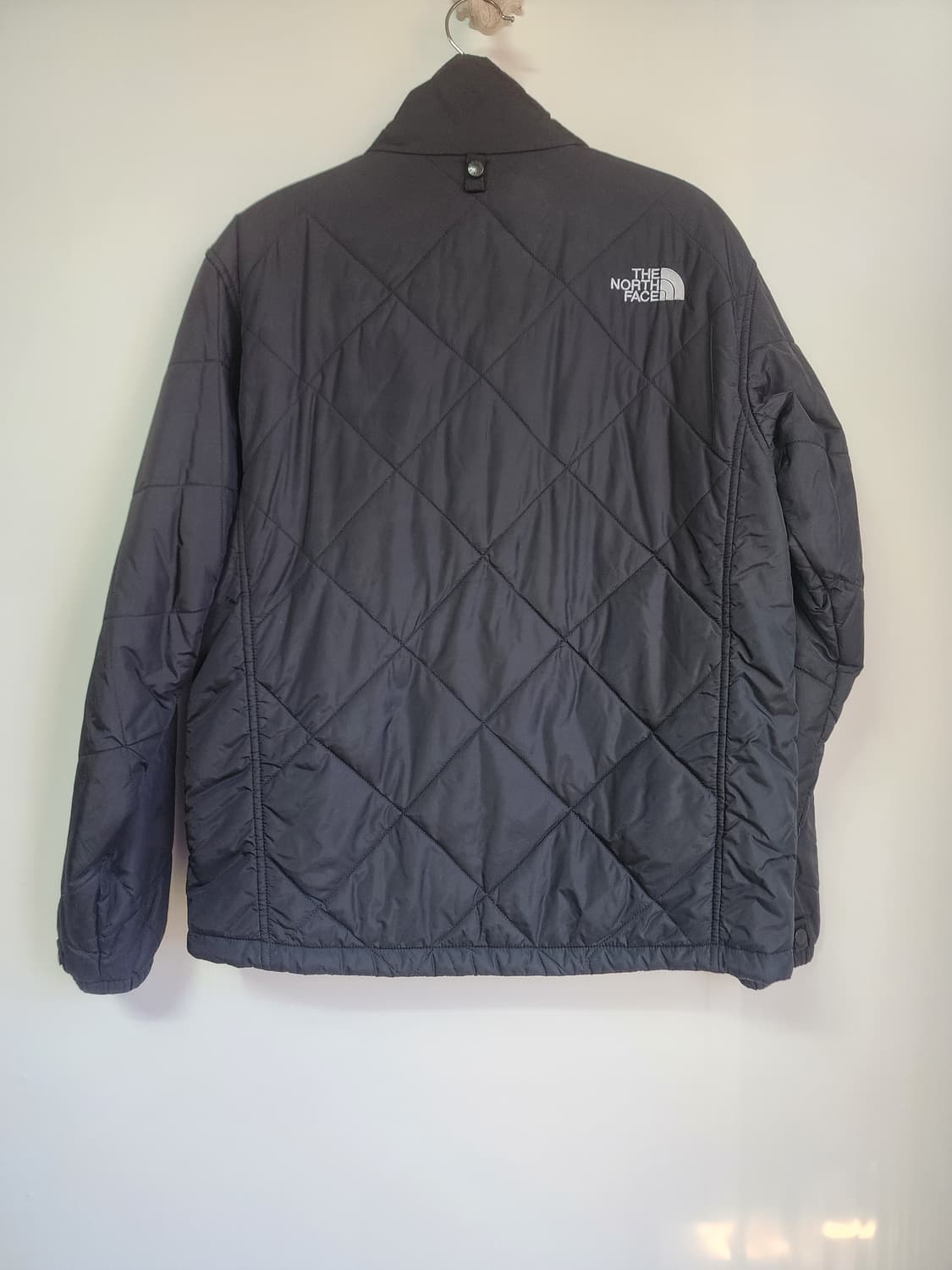 노스페이스 블랙 다이아몬드 퀼팅 패딩 자켓 상품이미지7