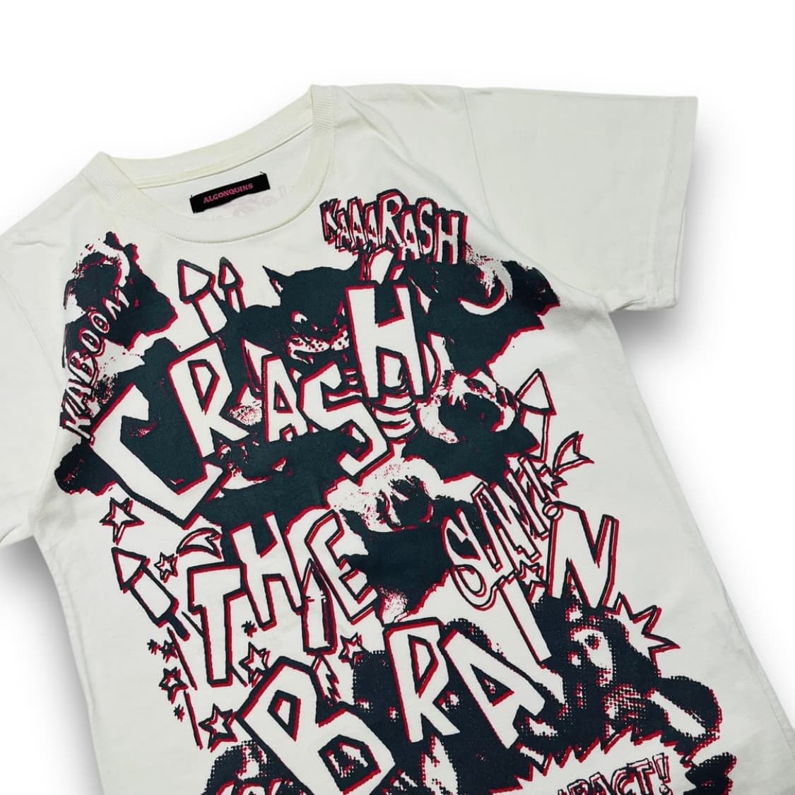 펑크 알곤퀸즈 임팩트 레트로 그래피티 Cat 티셔츠 상품이미지2