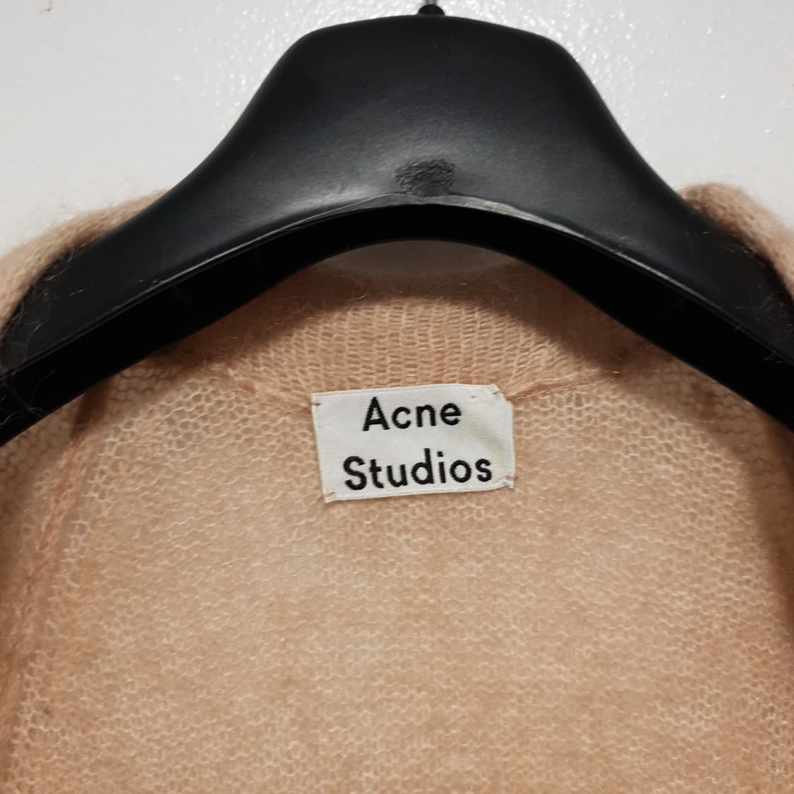 여성 S) 아크네 스튜디오 라야 모헤어 오버핏 니트 오픈 롱 가디건 상품이미지2