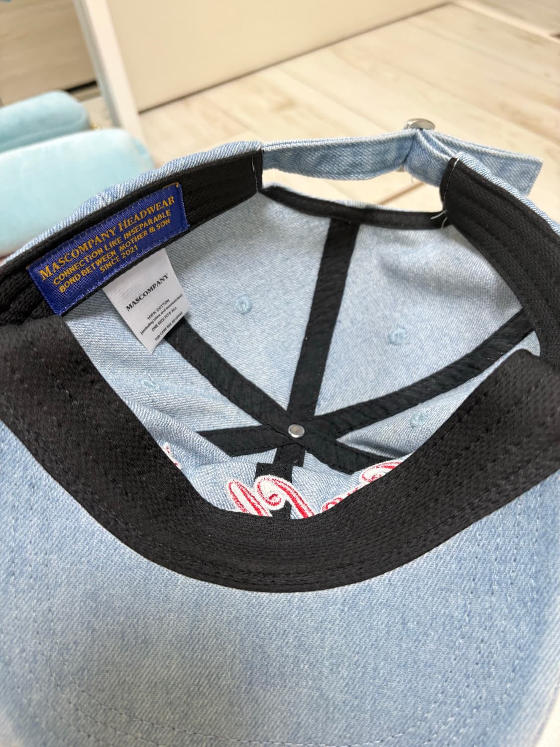 마스컴퍼니 Cap Classic - Washed Denim 상품이미지4