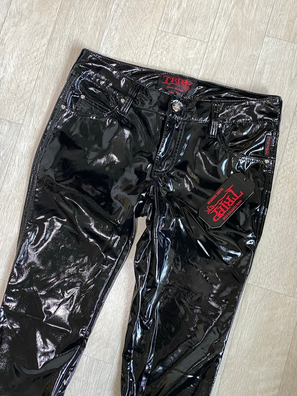 Tripp nyc pvc vinyl low waist pant 상품이미지3
