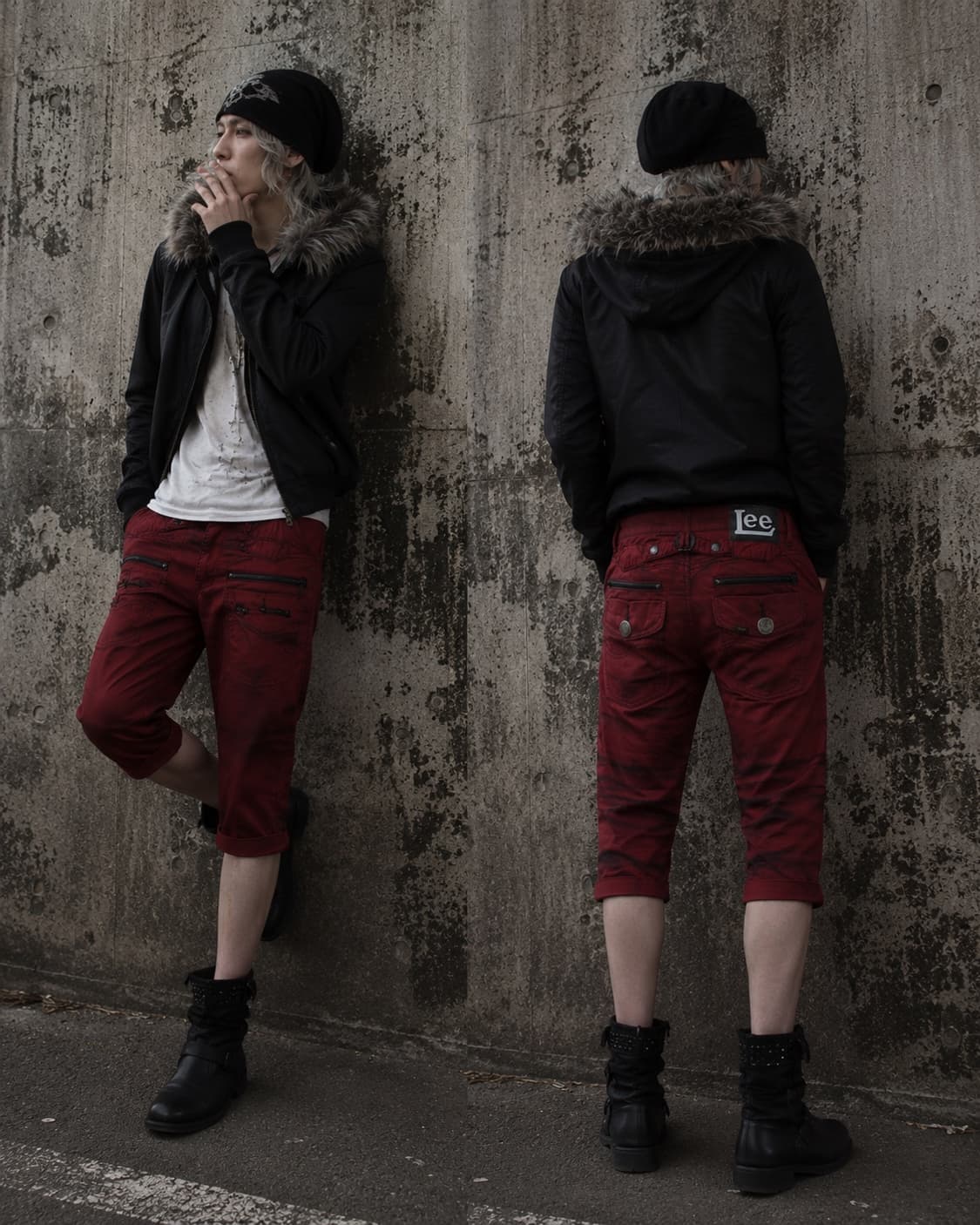 LEE – Black Wash Capri Pants 상품이미지1