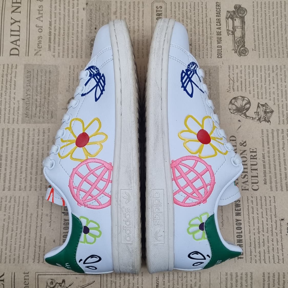 아디다스 스탠스미스 낙서 여성스니커즈235 상품이미지5