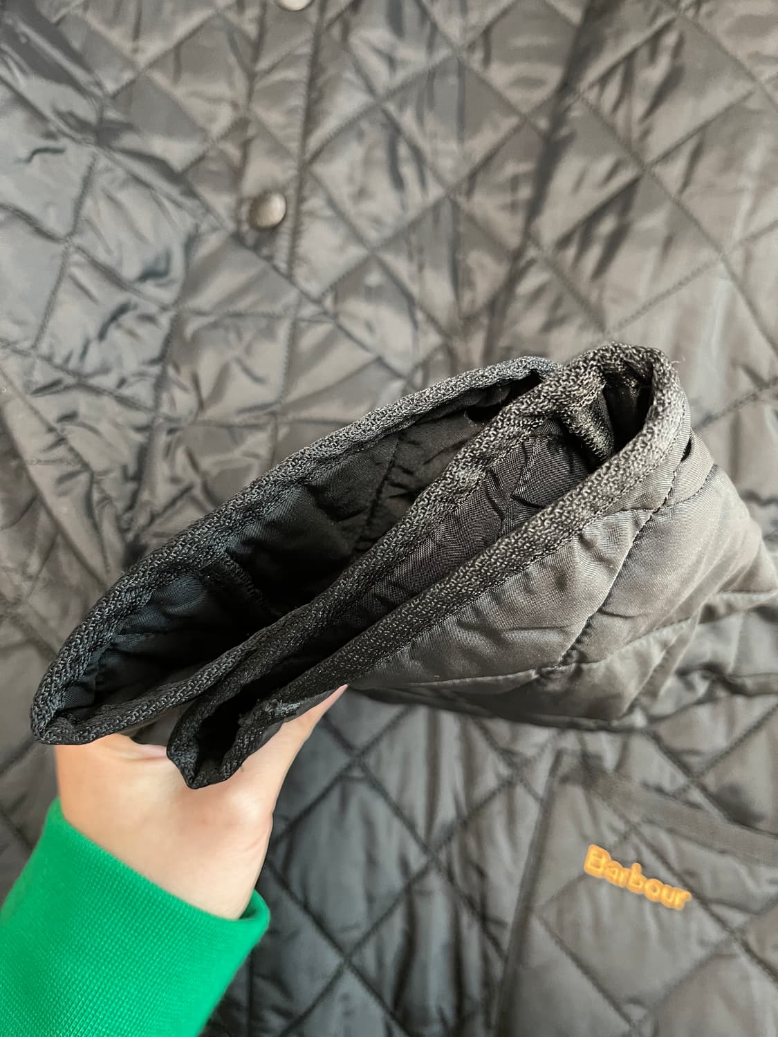 Barbour (바버) 리데스데일 헤리티지 퀼팅 경량 패딩 자켓 XL 상품이미지5