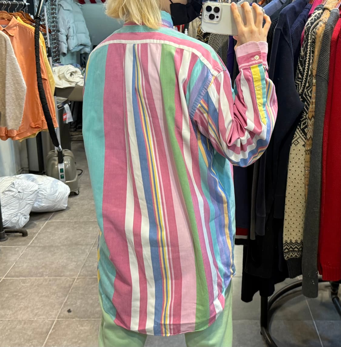 [No.9]Polo 폴로 스트라이프 긴팔셔츠 상품이미지5