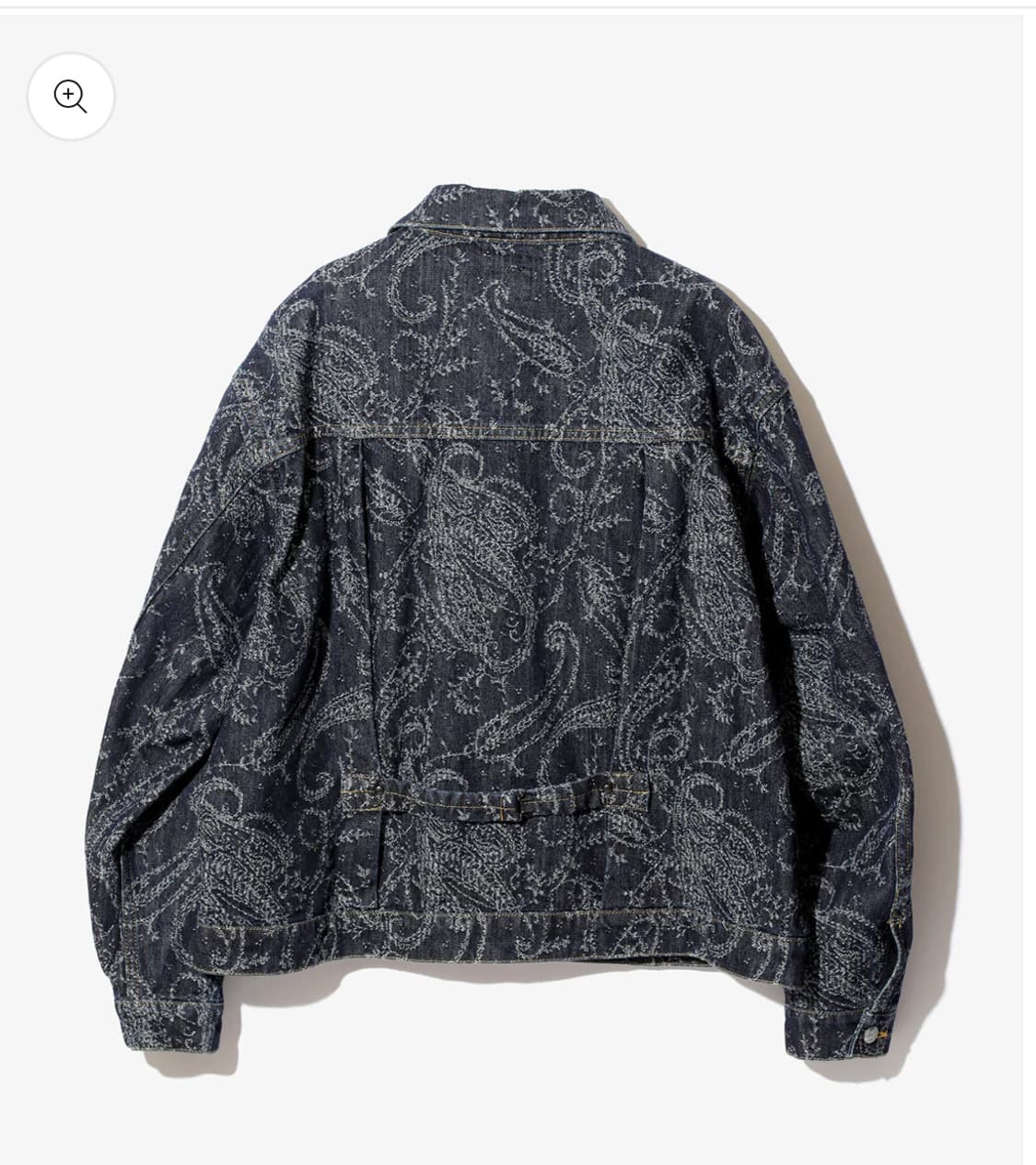 니들스 페이즐리 데님 자켓 L사이즈 상품이미지2