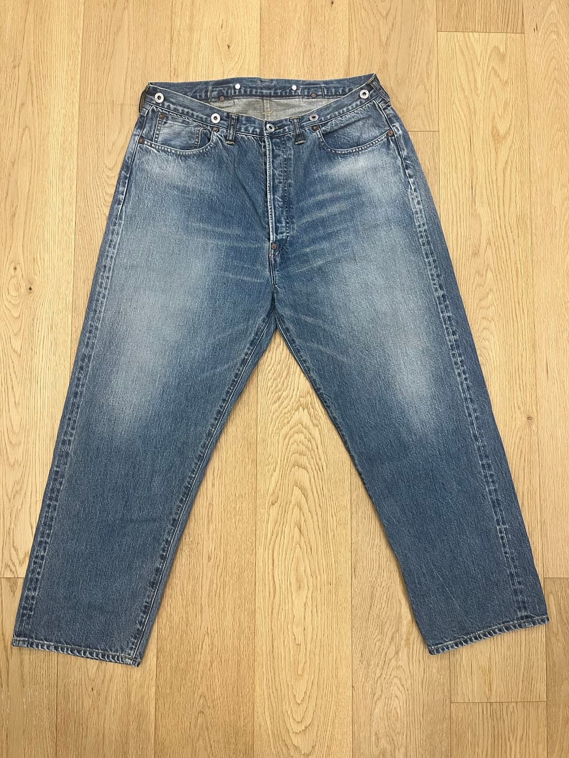 A.PRESSE NO.22 WASHED WIDE DENIM PANTS 상품이미지1