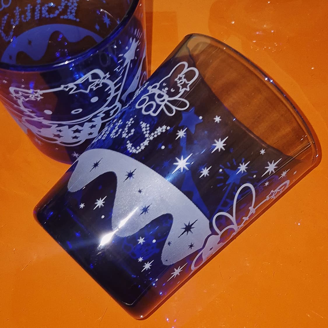 03s 고전 엔젤 키티 블루 텀블러 글라스 세트 상품이미지9