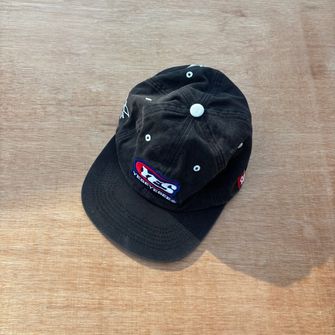 YESEYESEE Vintage Logo Cap Black 상품이미지1