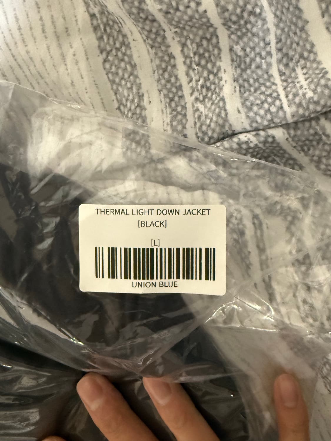 (L) 유니온블루 Thermal Light Down Jacket 블랙 상품이미지5