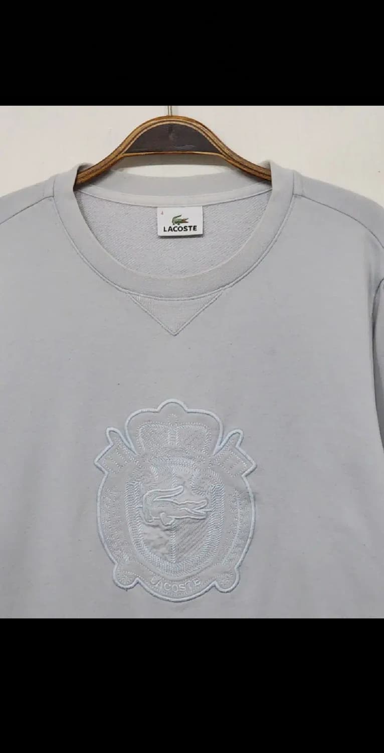 (L) 라코스테 맨투맨 로고 스웨트 티셔츠 캐주얼  상품이미지2