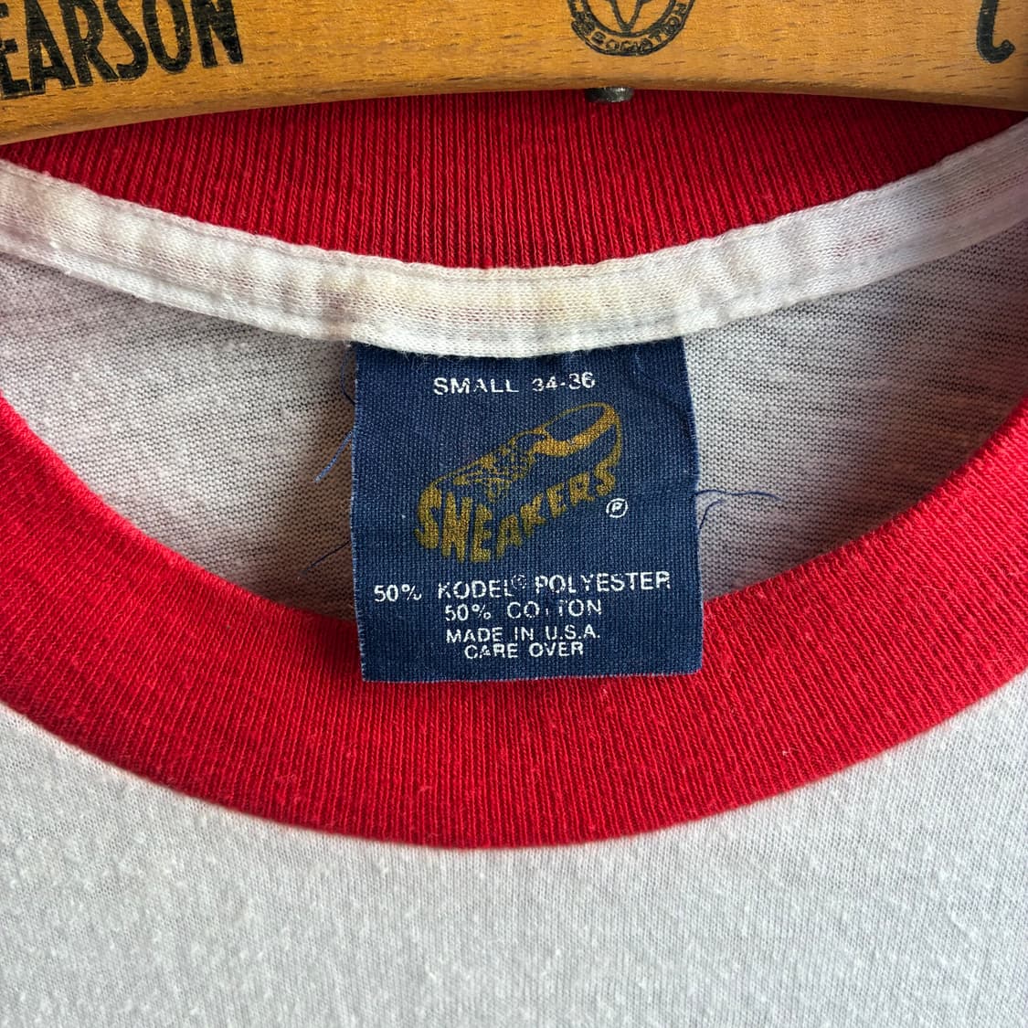 80’s Wisconsin Ringer Tee Made In USA 상품이미지5