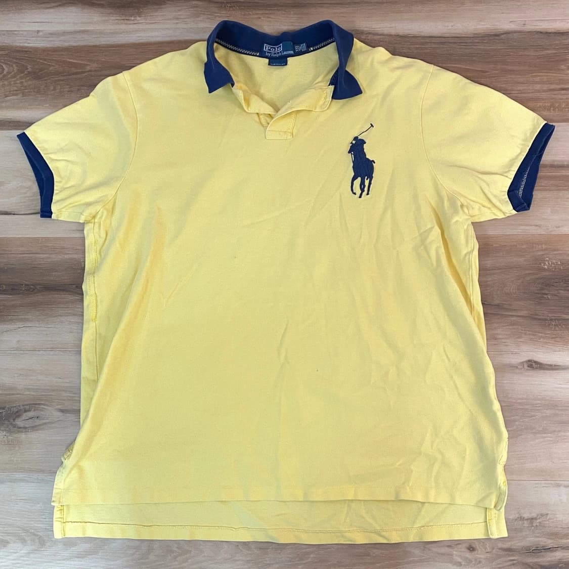 폴로 랄프로렌  빅포니 반팔 카라티 옐로우 상품이미지1