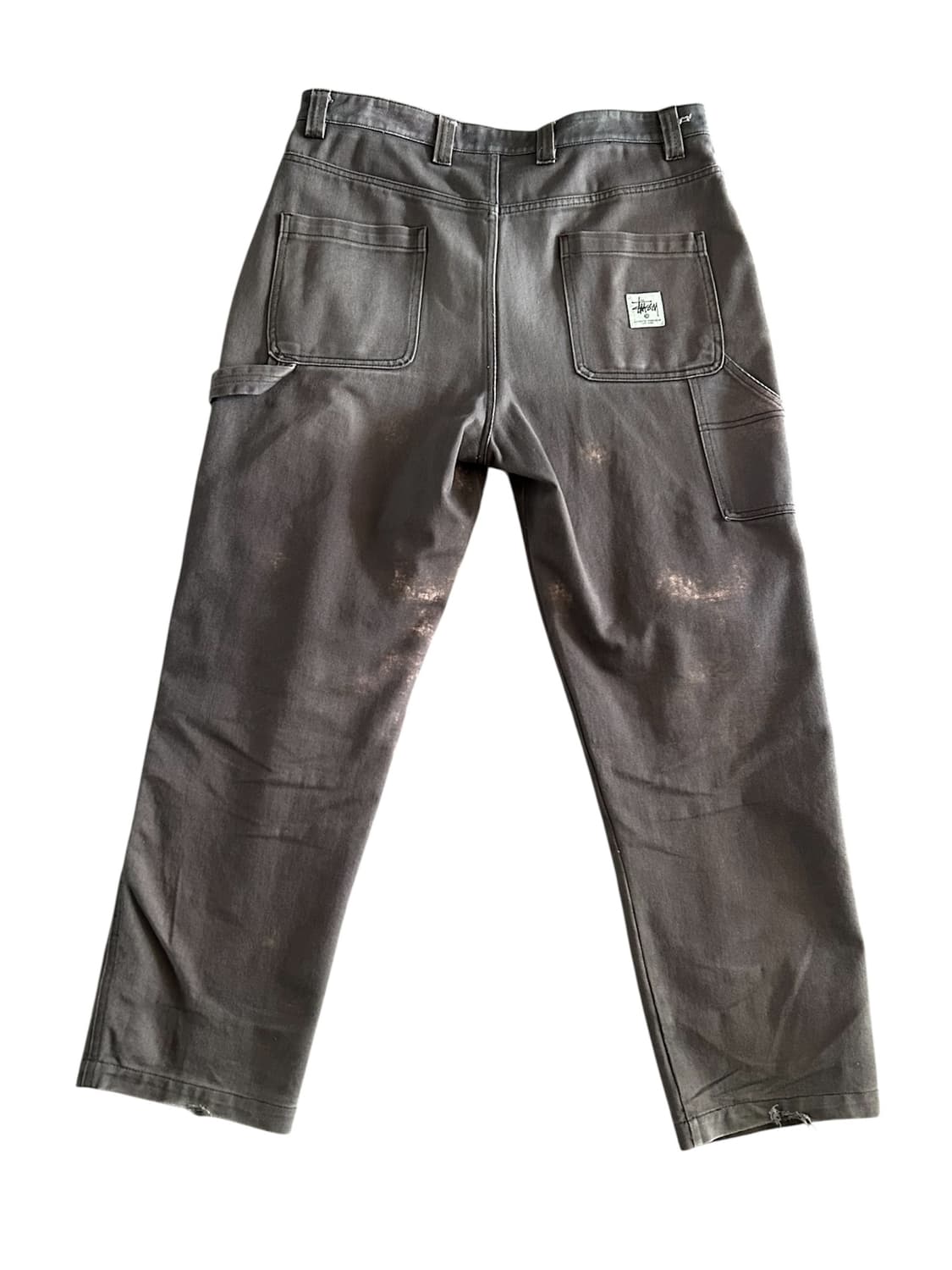 [34] 스투시 스포티드 블리치 워크팬츠 브라운 상품이미지2