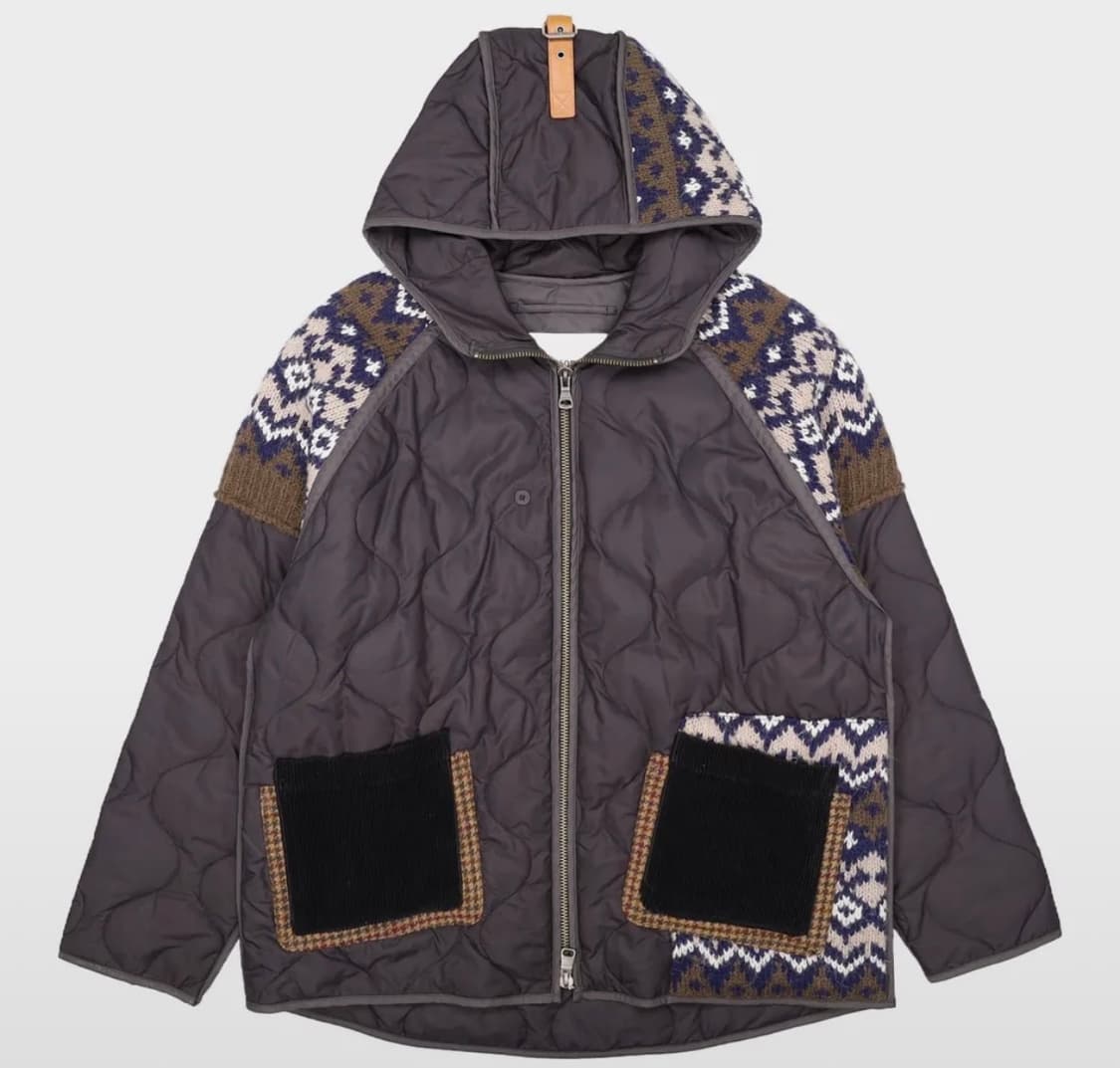 앤더슨벨 니티드 퀼팅 자켓 상품이미지1