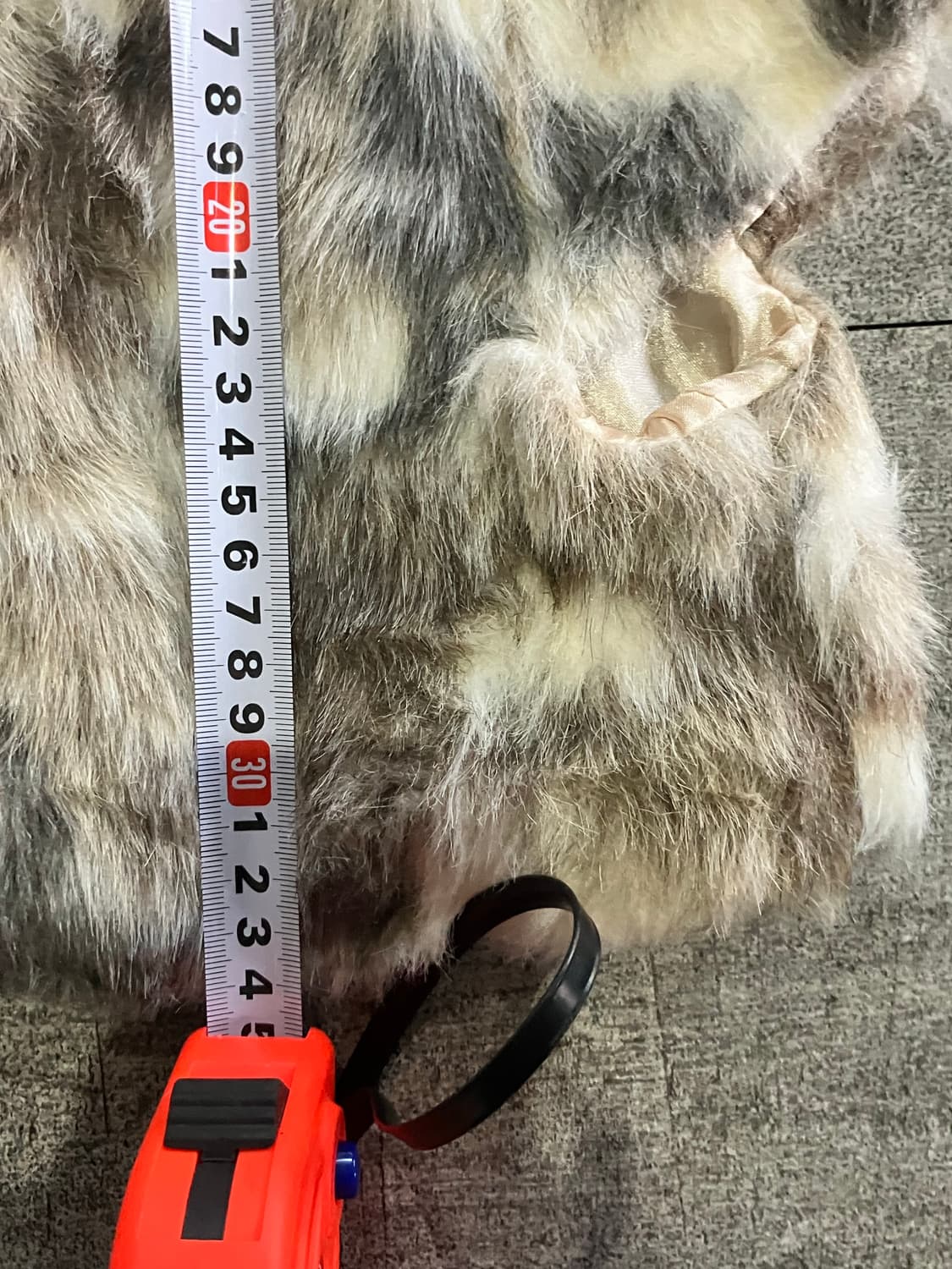 일본빈티지 Leds 핀터깔y2k 레빗퍼 퍼볼레로조끼 상품이미지3