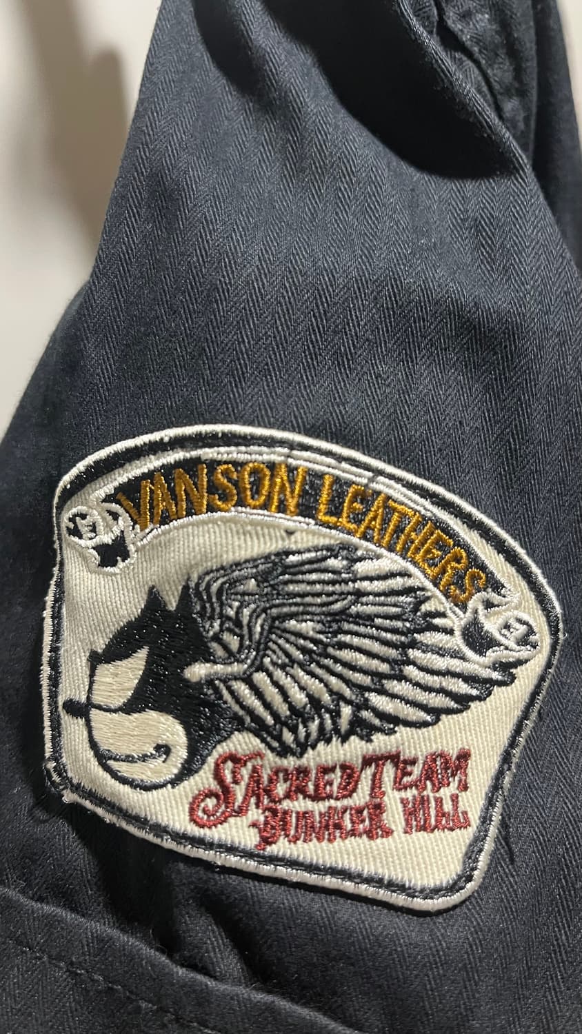 밴슨 레더 × 펠릭스 더 캣 자수 반팔 셔츠 상품이미지6