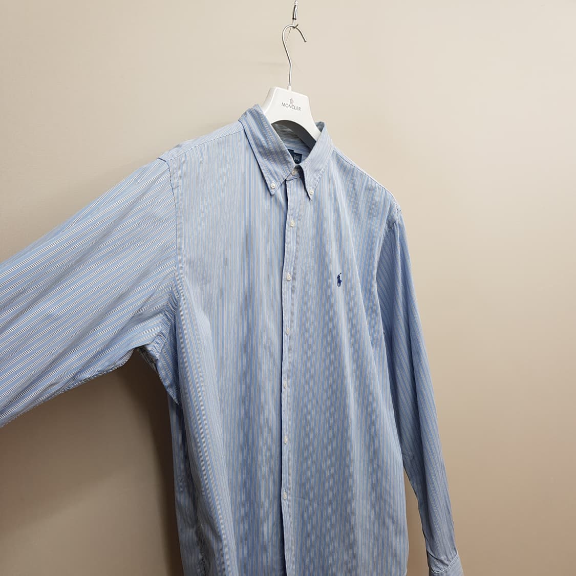 랄프로렌 클래식핏 스트라이프 코튼 셔츠 상품이미지3