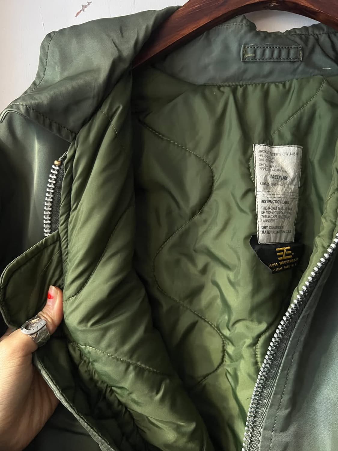 [XL]U.S 밀리터리 CWU-45P 항공점퍼 상품이미지4